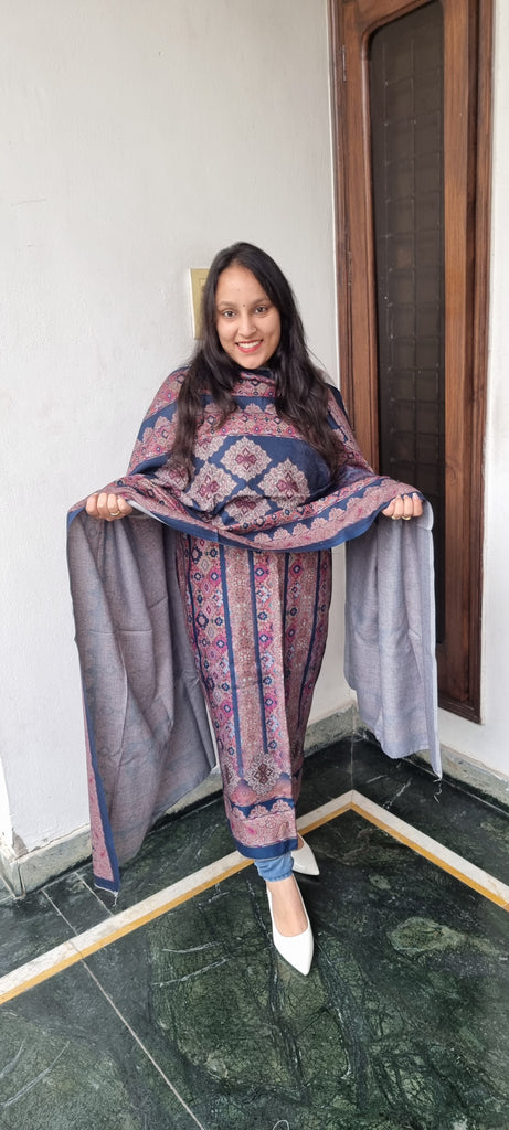 Blue Winter Unstitched suits