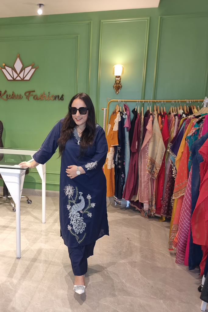 Peacock Royale Navy Cordset