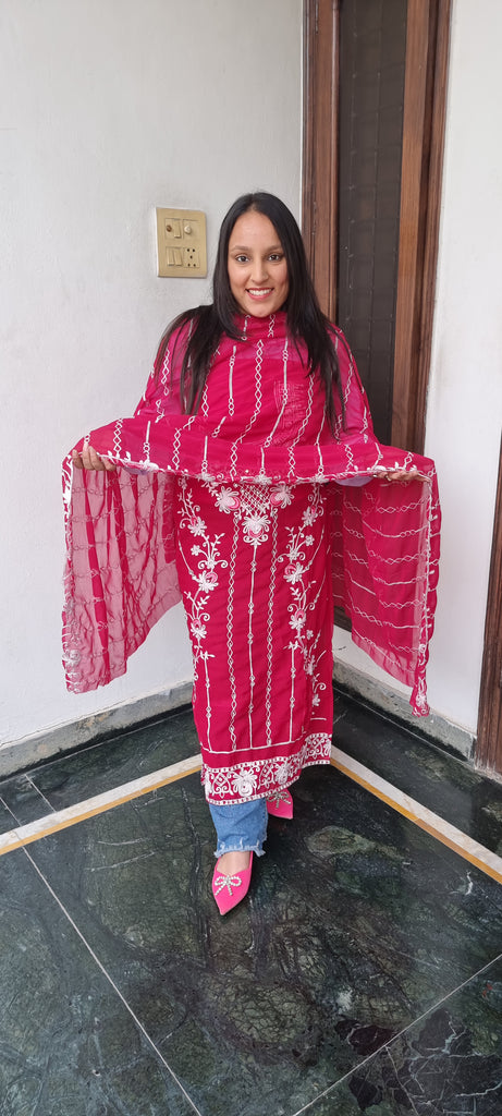 Ruby Grace Embroidered Suit