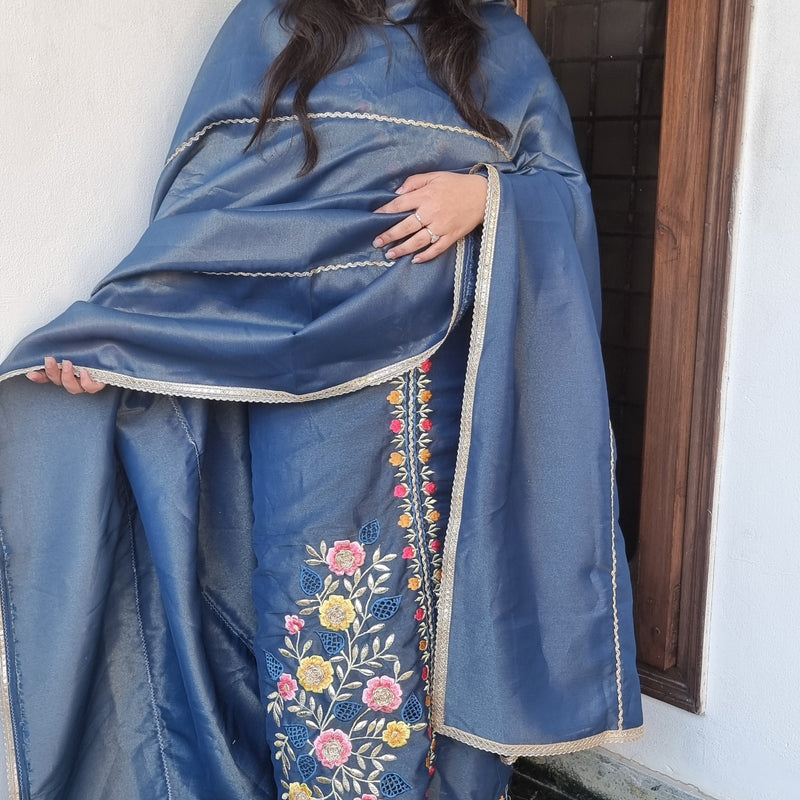 Mystic Blue Blossom Suit