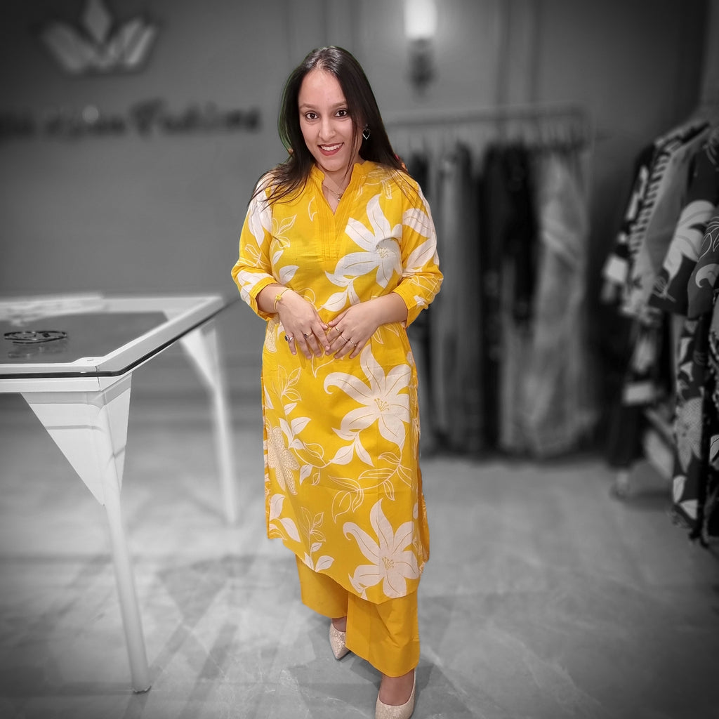 ๐ธ Floral Breeze Cordset โ Cotton Comfort at Its Best! ๐ธ