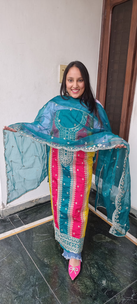 Royal Radiance Embroidered Suit