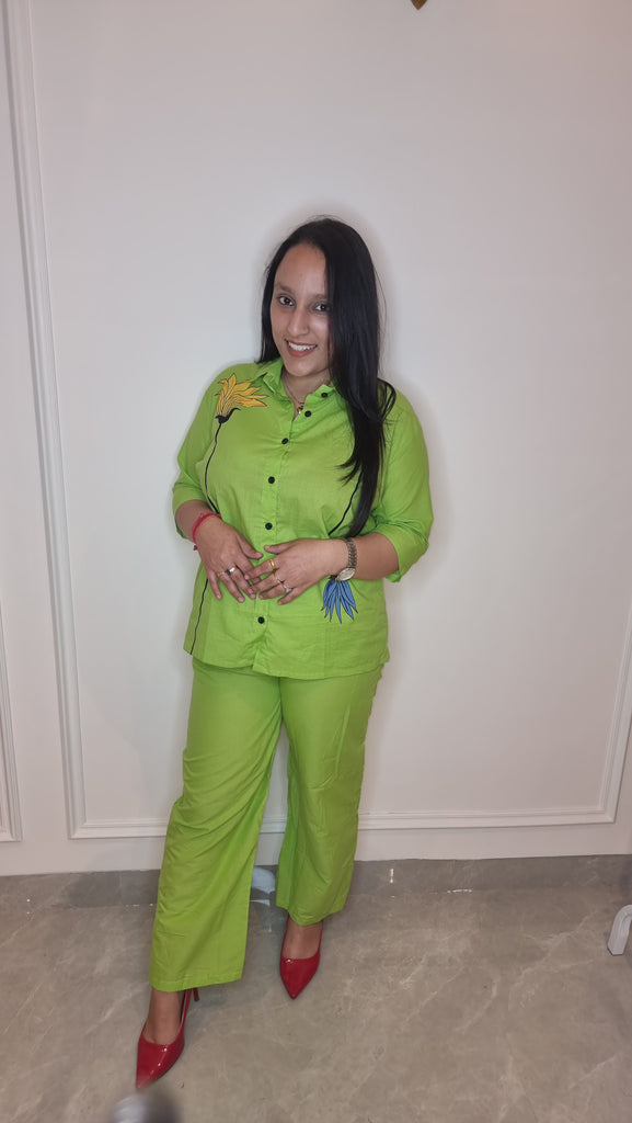 Lime Blossom Cotton Cord Set