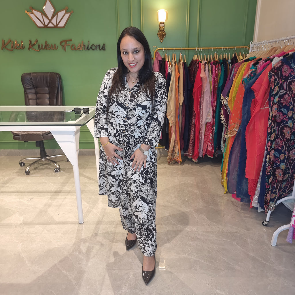 Monochrome Grace Cotton Cordset