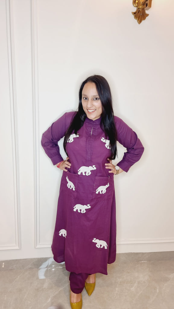 Royal Elephant Charm Cord Set