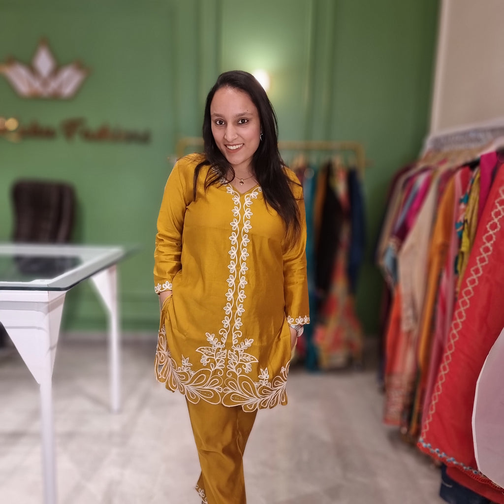 Noor-E-Zar Embroidered Cordset