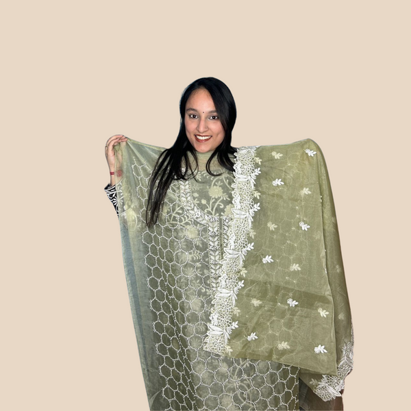 LIGHT GREEN COLOR SUIT FOR WOMEN