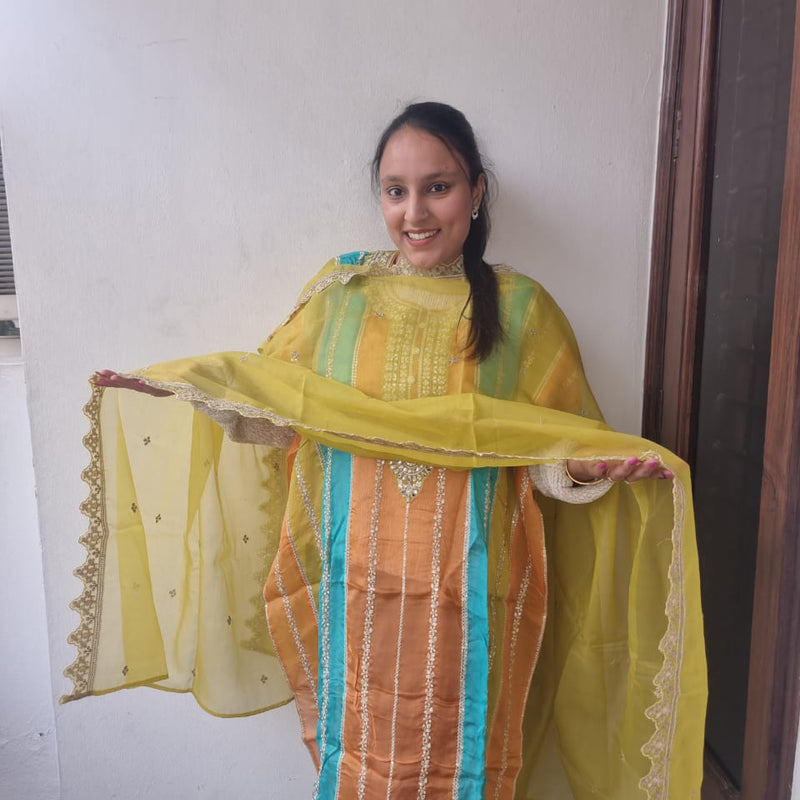Latest Melty color suit Yellow shade