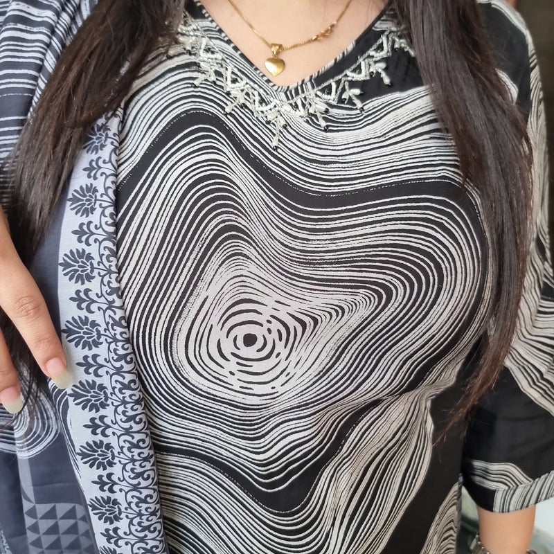 Marble Print Suit