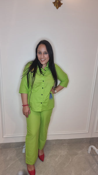 Lime Blossom Cotton Cord Set