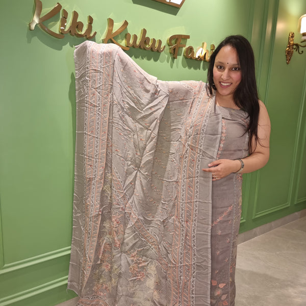 Ethereal Elegance Unstitched Suit