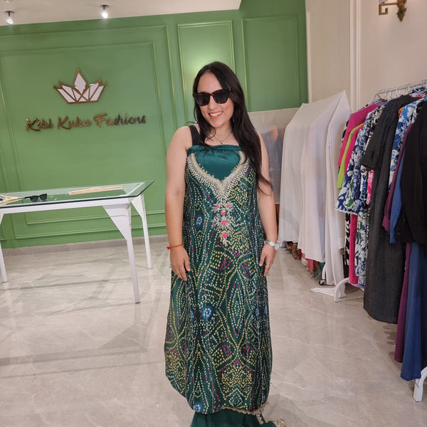 Mystic Green Festive Attire