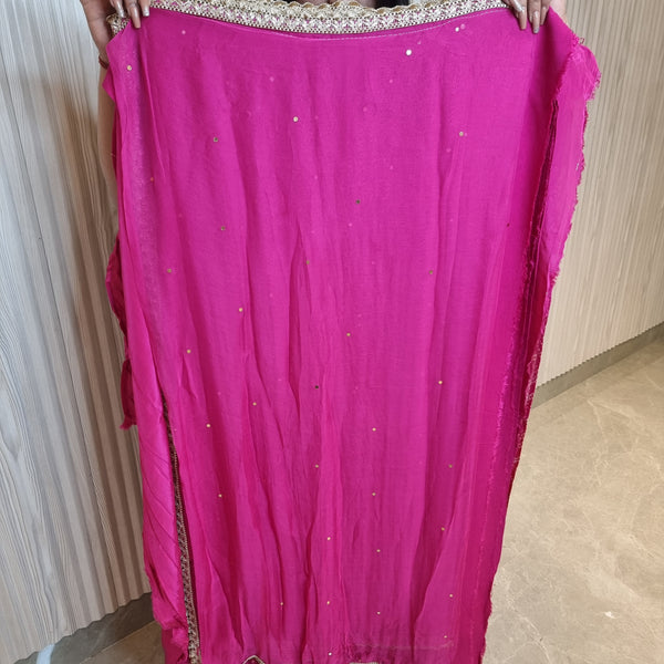Gulabi Noor Bandhani Suit