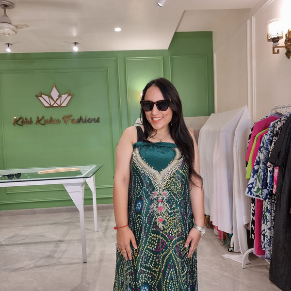 Mystic Green Festive Attire