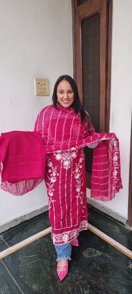 Ruby Grace Embroidered Suit