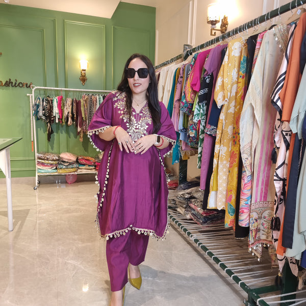 Royal Orchid Kaftan