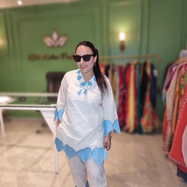 Aqua Leaf Cordset